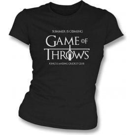 A Song of Ice and Fire 'Game of Throws' Women's Slimfit T-shirt