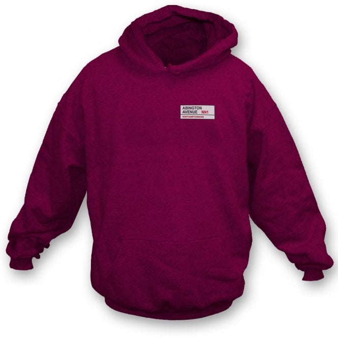 Abington Avenue NN1 (Northamptonshire) Embroidered Left Breast Logo Polo Hooded Sweatshirt