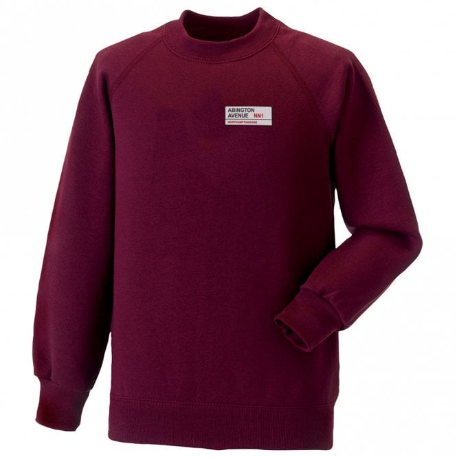 Abington Avenue NN1 (Northamptonshire) Embroidered Left Breast Logo Polo Sweatshirt