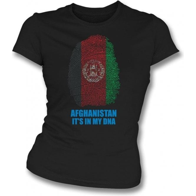Afghanistan - It's In My DNA Womens Slim Fit T-Shirt