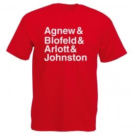 Agnew & Blofeld & Arlott & Johnston (Cricket Commentators) T-Shirt