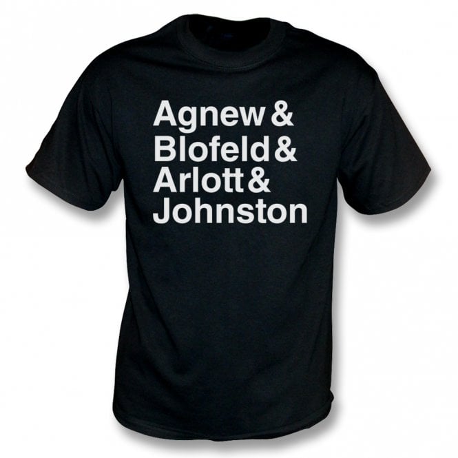 Agnew & Blofeld & Arnott & Johnston (Cricket Commentators) Kids T-Shirt