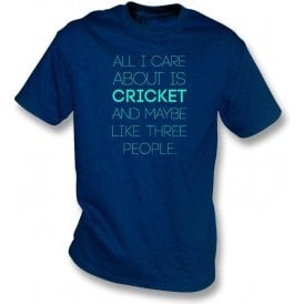 All I Care About Is Cricket Kids T-Shirt