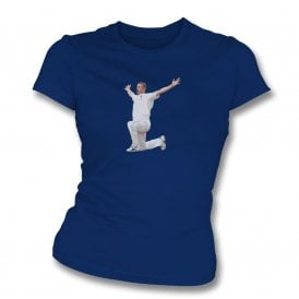 Andrew Flintoff (England Influenced) Art Print Organic Womens Slim Fit T-Shirt