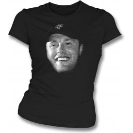 Andrew Flintoff Large Face Womens Slim Fit T-Shirt