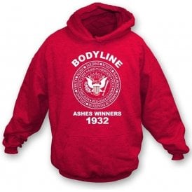Ashes 1932 Bodyline(Ramones Style) Hooded Sweatshirt