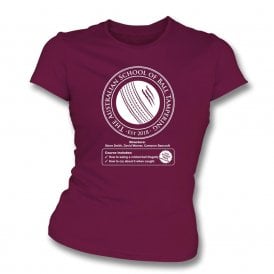 Australian School Of Ball Tampering Organic Womens Slim Fit T-Shirt