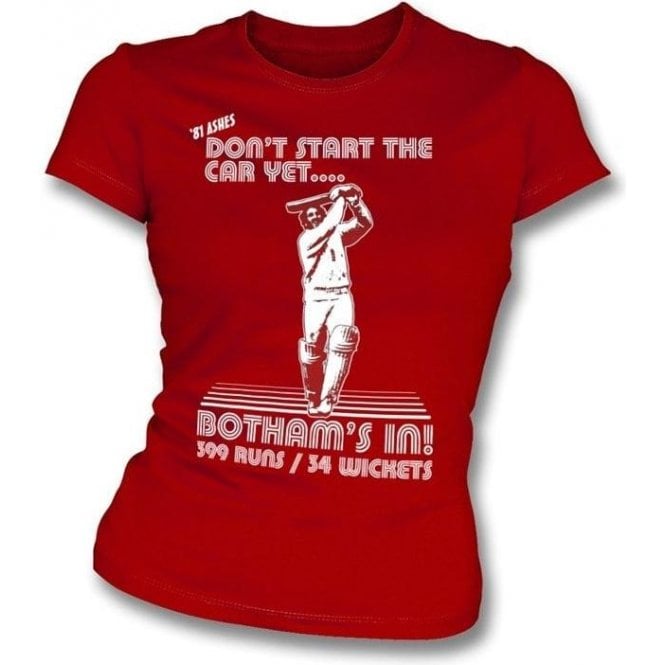 Beefy Botham 1981 Womens Slim Fit T-Shirt
