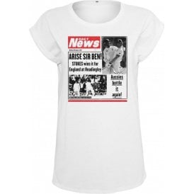 Ben Stokes Daily News Womens Extended Shoulder T-Shirt