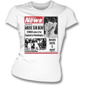 Ben Stokes Daily News Womens Slim Fit T-Shirt