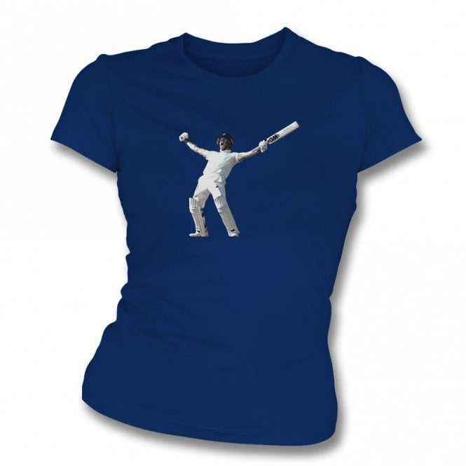 Ben Stokes (England Influenced) Art Print Womens Slim Fit T-Shirt