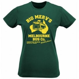 Big Merv's Melbourne Bus Co. Organic Womens Slim Fit T-Shirt