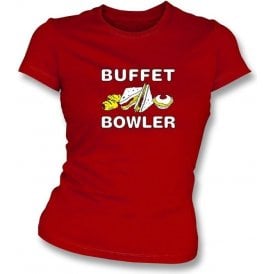 Buffet Bowler Women's Slimfit T-shirt