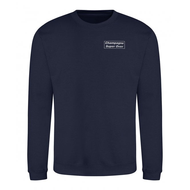 Champagne Super Over (England Influenced) Embroidered Left Breast Logo Sweatshirt