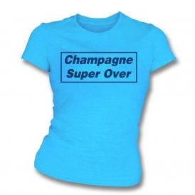 Champagne Super Over (England) Organic Womens Slim Fit T-Shirt
