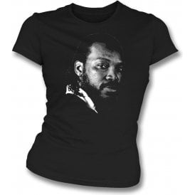 Chris Gayle Large Face Womens Slim Fit T-Shirt