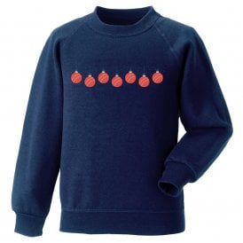 Christmas Balls Kids Christmas Jumper