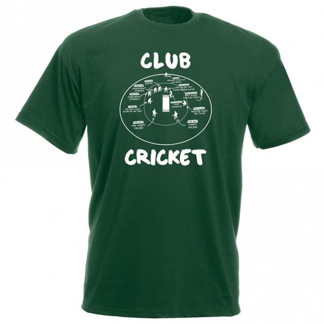 Club Cricket (Fielding Positions) Organic T-Shirt