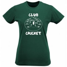 Club Cricket (Fielding Positions) Organic Womens Slim Fit T-Shirt