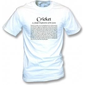 Cricket - A Simple Explanation T-shirt