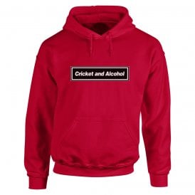 Cricket & Alcohol (Oasis Inspired) Hooded Sweatshirt