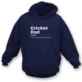 Cricket Dad Dictionary Definition Hooded Sweatshirt
