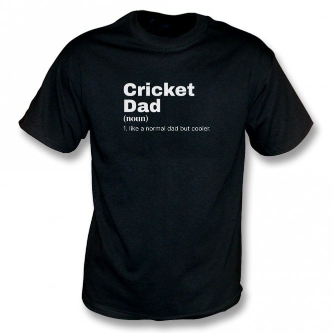 Cricket Dad Dictionary Definition T-Shirt