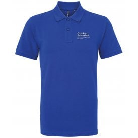 Cricket Grandad Dictionary Definition Embroidered Left Breast Logo Polo Shirt