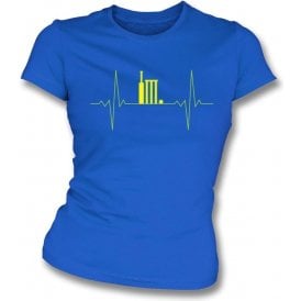 Cricket Heartbeat Womens Slim Fit T-Shirt  