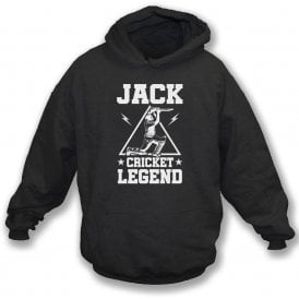 Cricket Legend Personalised Kids Hooded Sweatshirt