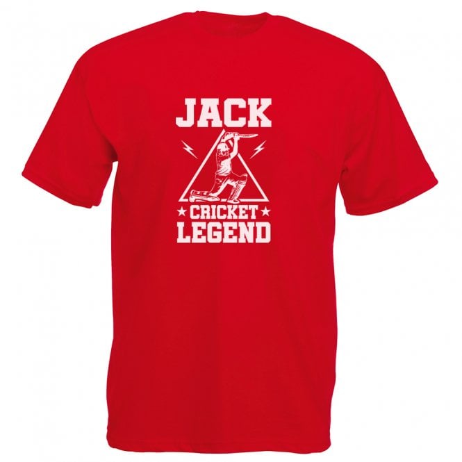 Cricket Legend Personalised Kids T-Shirt