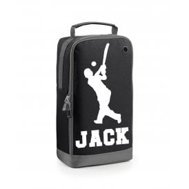 Cricket Personalised Shoe/Accessory Bag (Batter)