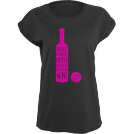 Cricket Supporters Do Wine Women's Extended Shoulder T-Shirt
