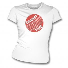 Cricket Time Organic Womens Slim Fit T-Shirt