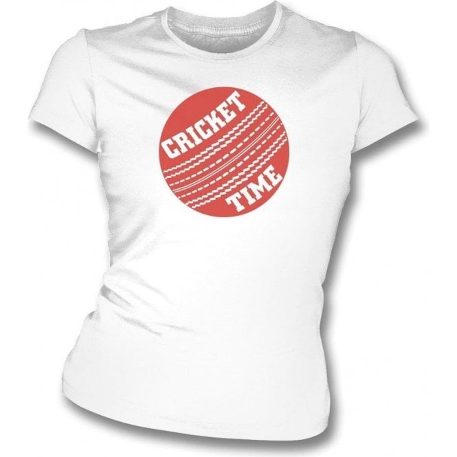 Cricket Time Womens Slim Fit T-Shirt