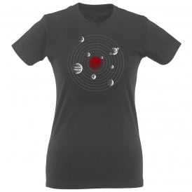 Cricket Universe Womens Slim Fit T-Shirt