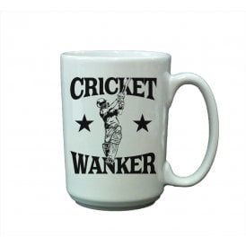 Cricket W*nker Jumbo White Mug