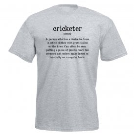 Cricketer Dictionary Definition T-Shirt