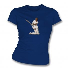 David Gower (England Influenced) Art Print Organic Womens Slim Fit T-Shirt