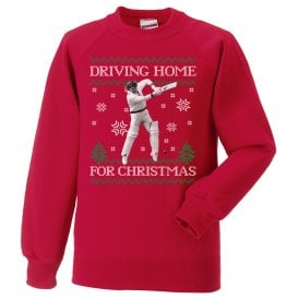 Driving Home For Christmas (Ian Botham) Kids Christmas Jumper
