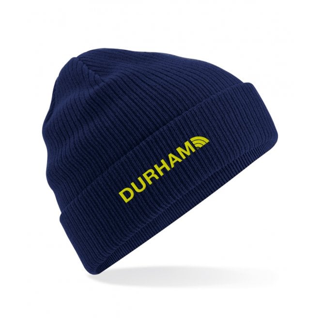 Durham Region Embroidered Organic Cotton Beanie