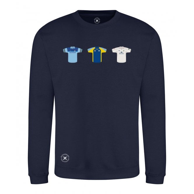 Durham Retro Cricket Kits (True Colours Collab) Organic Sweatshirt