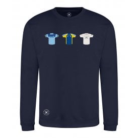 Durham Retro Cricket Kits (True Colours Collab) Organic Sweatshirt