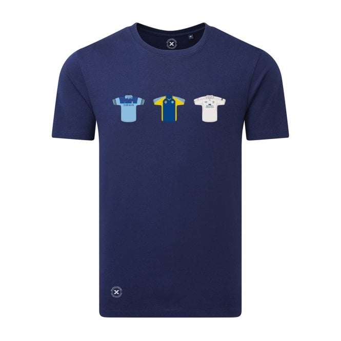 Durham Retro Cricket Kits (True Colours Collab) Organic T-Shirt