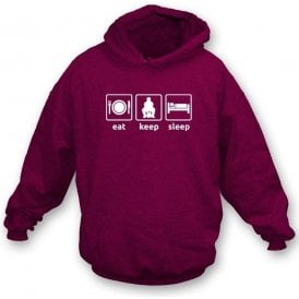 Eat. Keep. Sleep. Hooded Sweatshirt