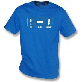 Eat, Sleep, Cricket Childrens T-shirt