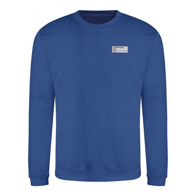 Eaton Road BN3 (Sussex) Embroidered Left Breast Logo Sweatshirt