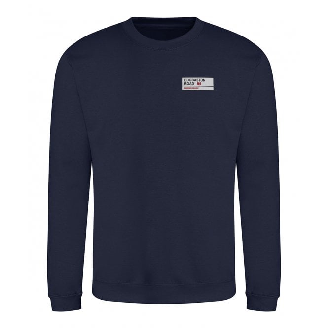 Edgbaston Road B5 (Warwickshire) Embroidered Left Breast Logo Sweatshirt