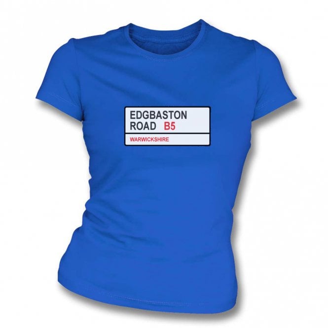 Edgbaston Road B5 Womens Slim Fit T-Shirt (Warwickshire)
