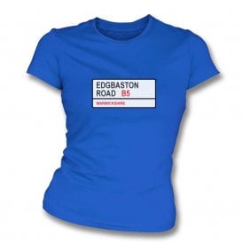 Edgbaston Road B5 Womens Slim Fit T-Shirt (Warwickshire)